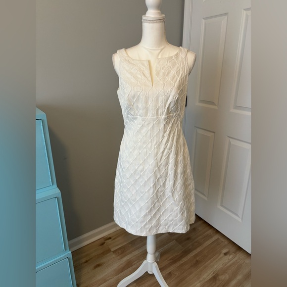 White House Black Market Dresses & Skirts - NWT White dress by White House Black Market size 6.